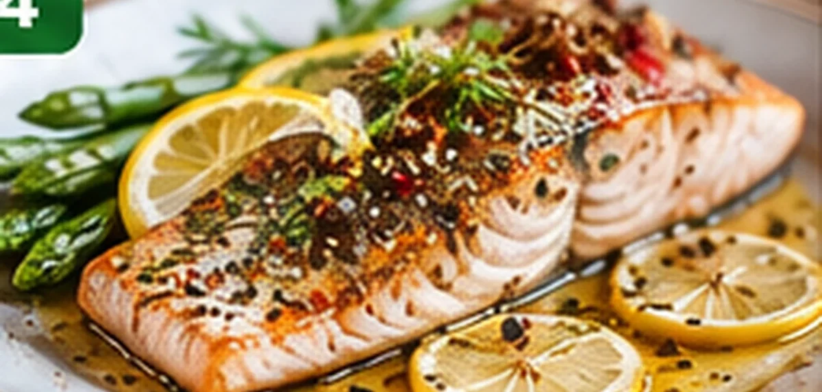 Фотореалистичная иллюстрация: Рыба в духовке с пряной корочкой: как не пересушить филе